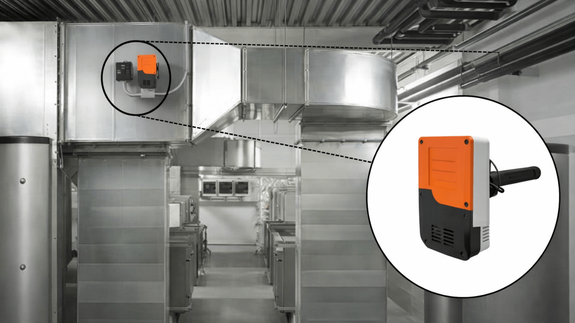 中立格林管道式空气质量监测器