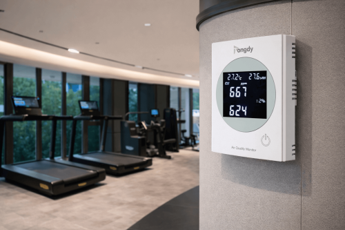 养老院健身房多参数空气质量监测器