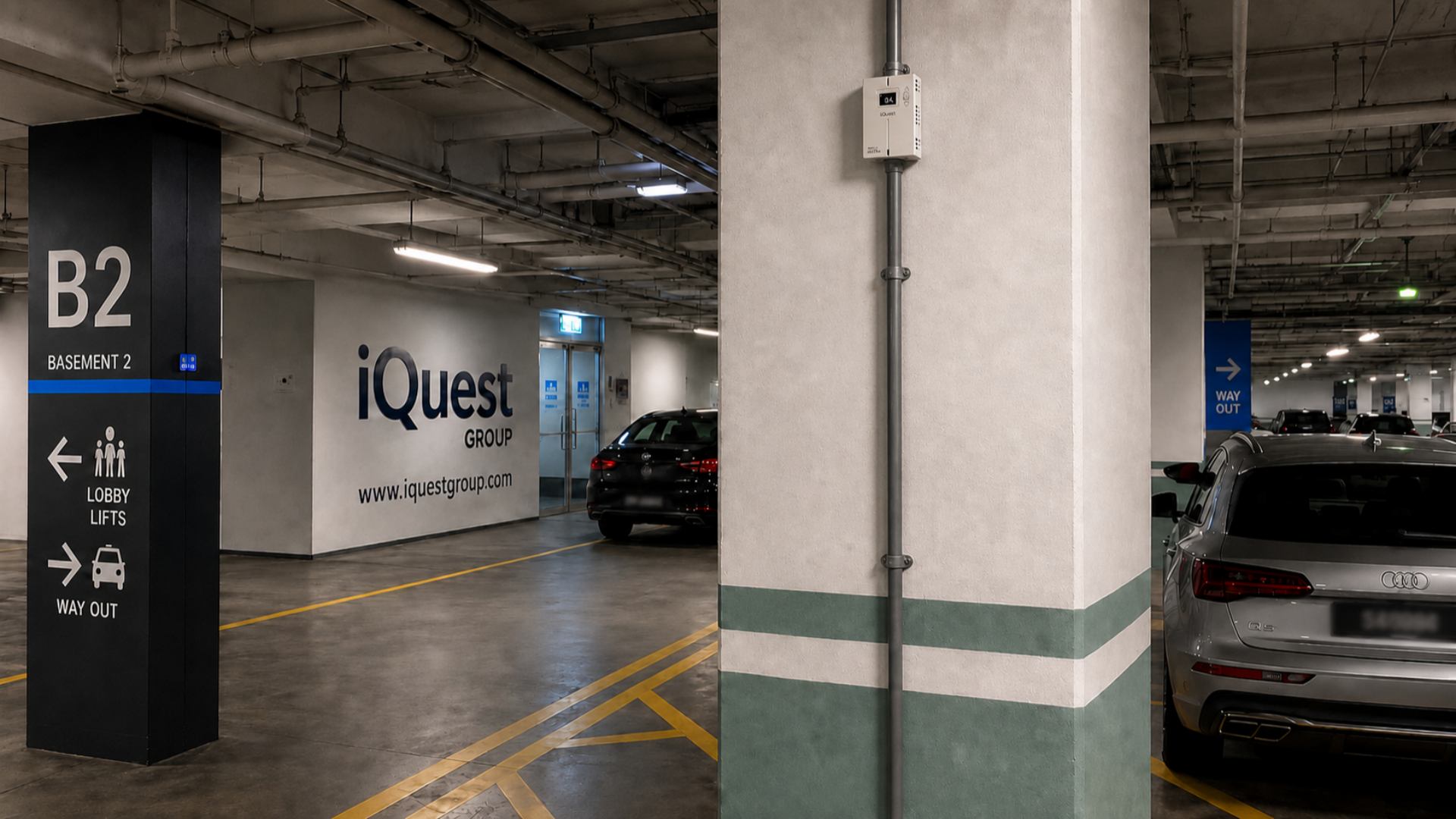 新加坡 IQUEST 办公大楼通过TSP-CO一氧化碳监测控制器